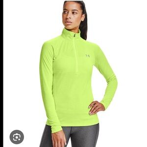***NEW***Under Armour Women's Neon Yellow Long Sleeve Tee